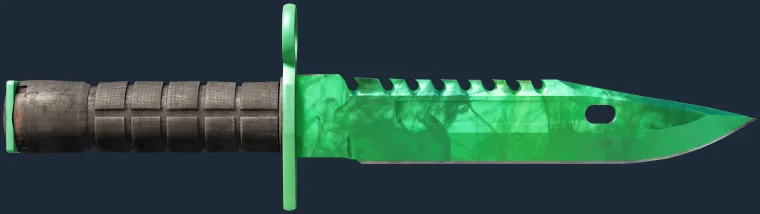 Baioneta M9 Emerald — skin de CS 2